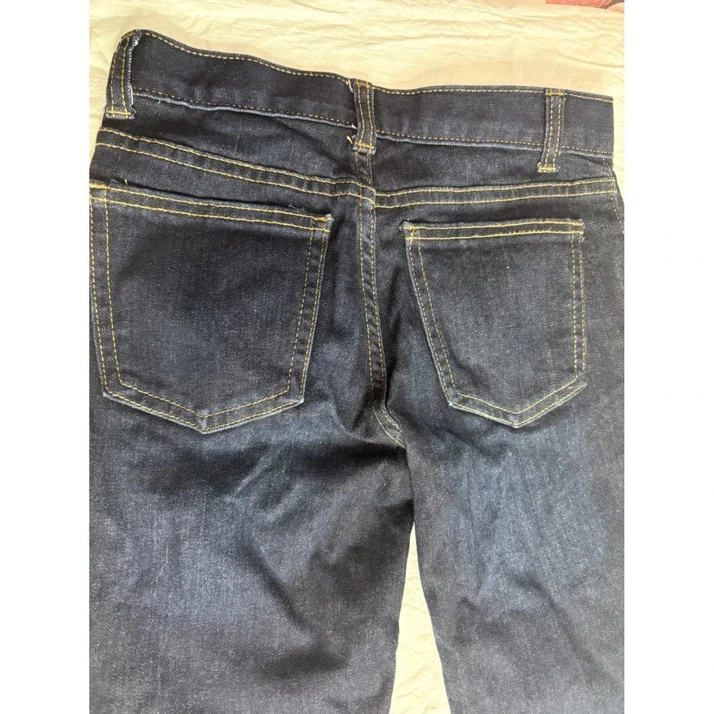 Wonder Nation Slim Dark Wash Jeans Kids Size 10 Adjustable Waist